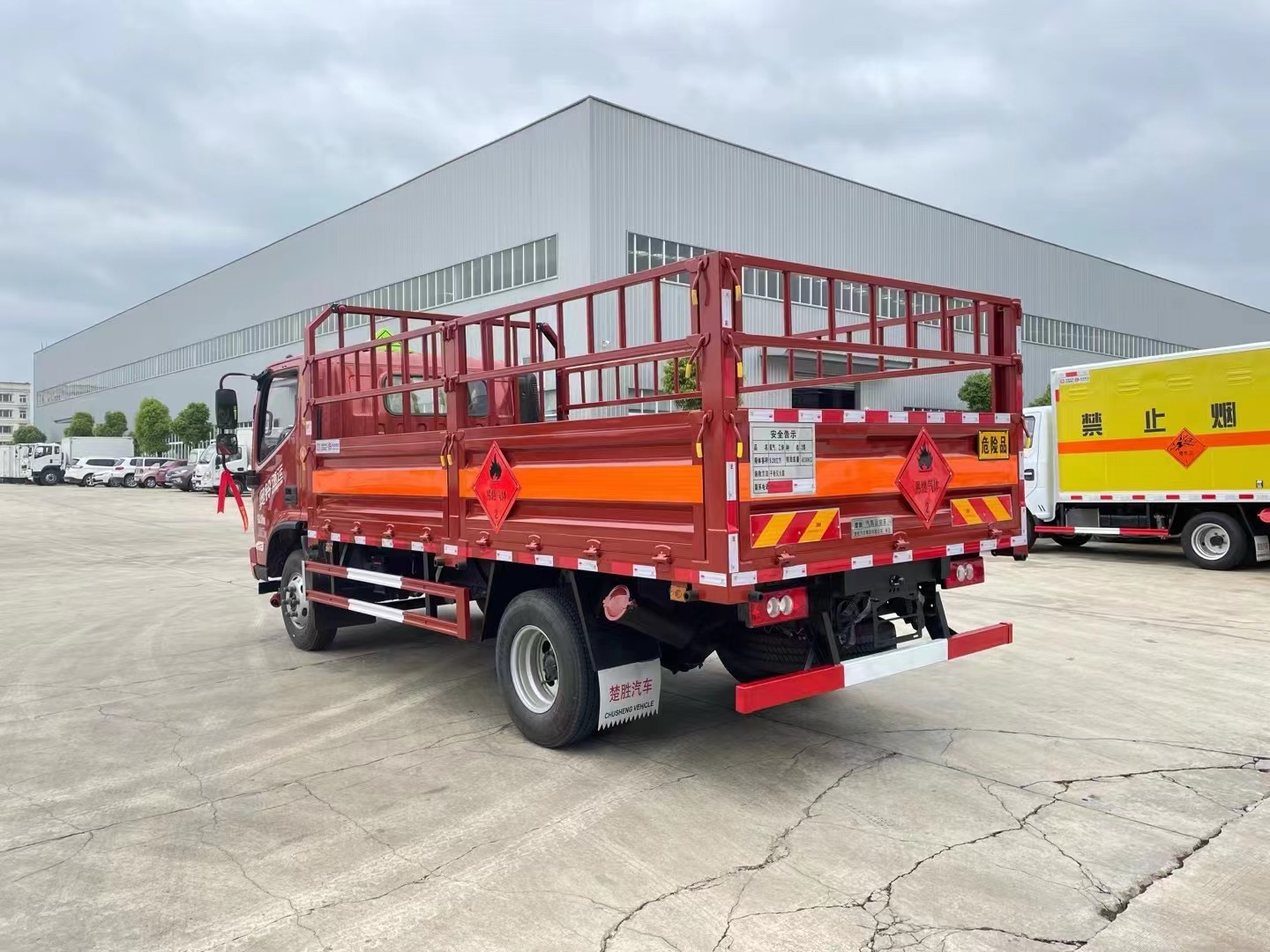 福田奧鈴4.1米氣瓶運輸車/黃牌